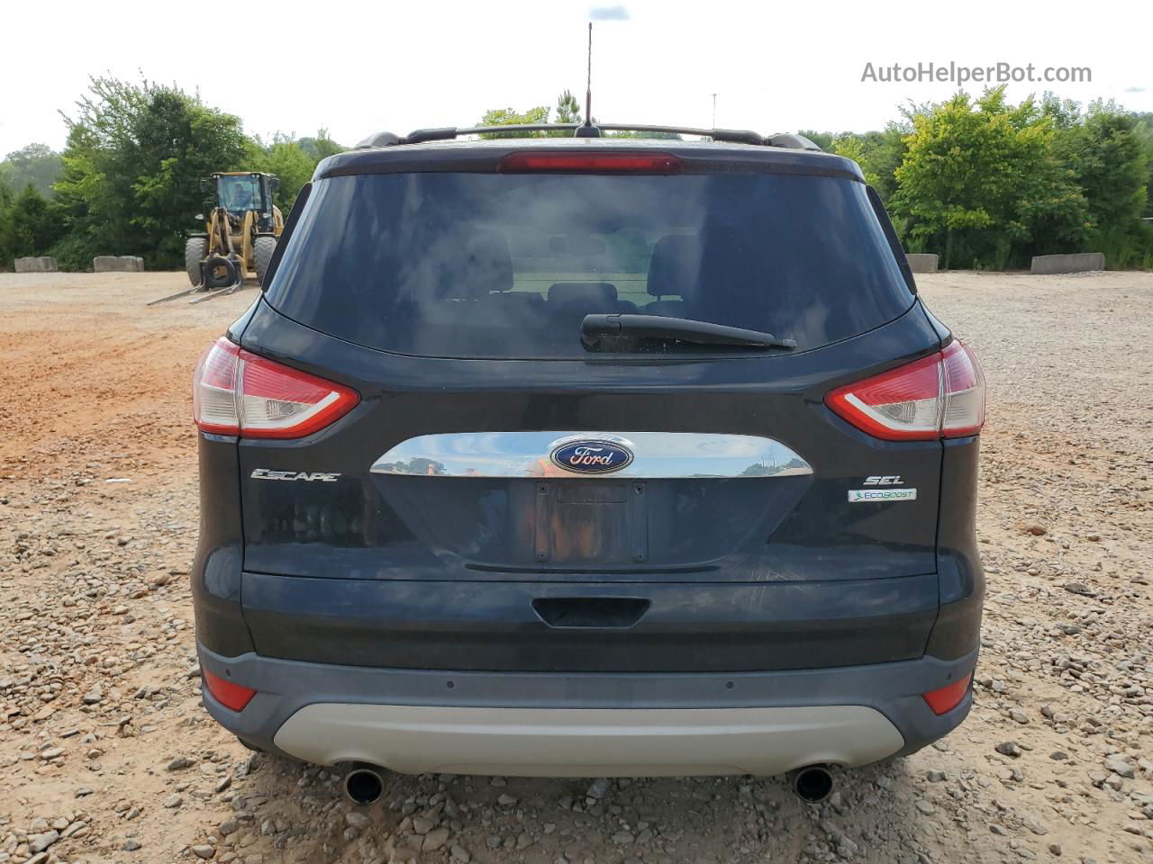 2013 Ford Escape Sel Черный vin: 1FMCU0HXXDUA58629