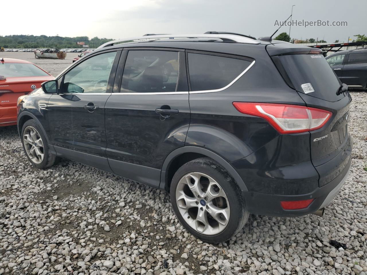 2013 Ford Escape Titanium Black vin: 1FMCU0J90DUB32832