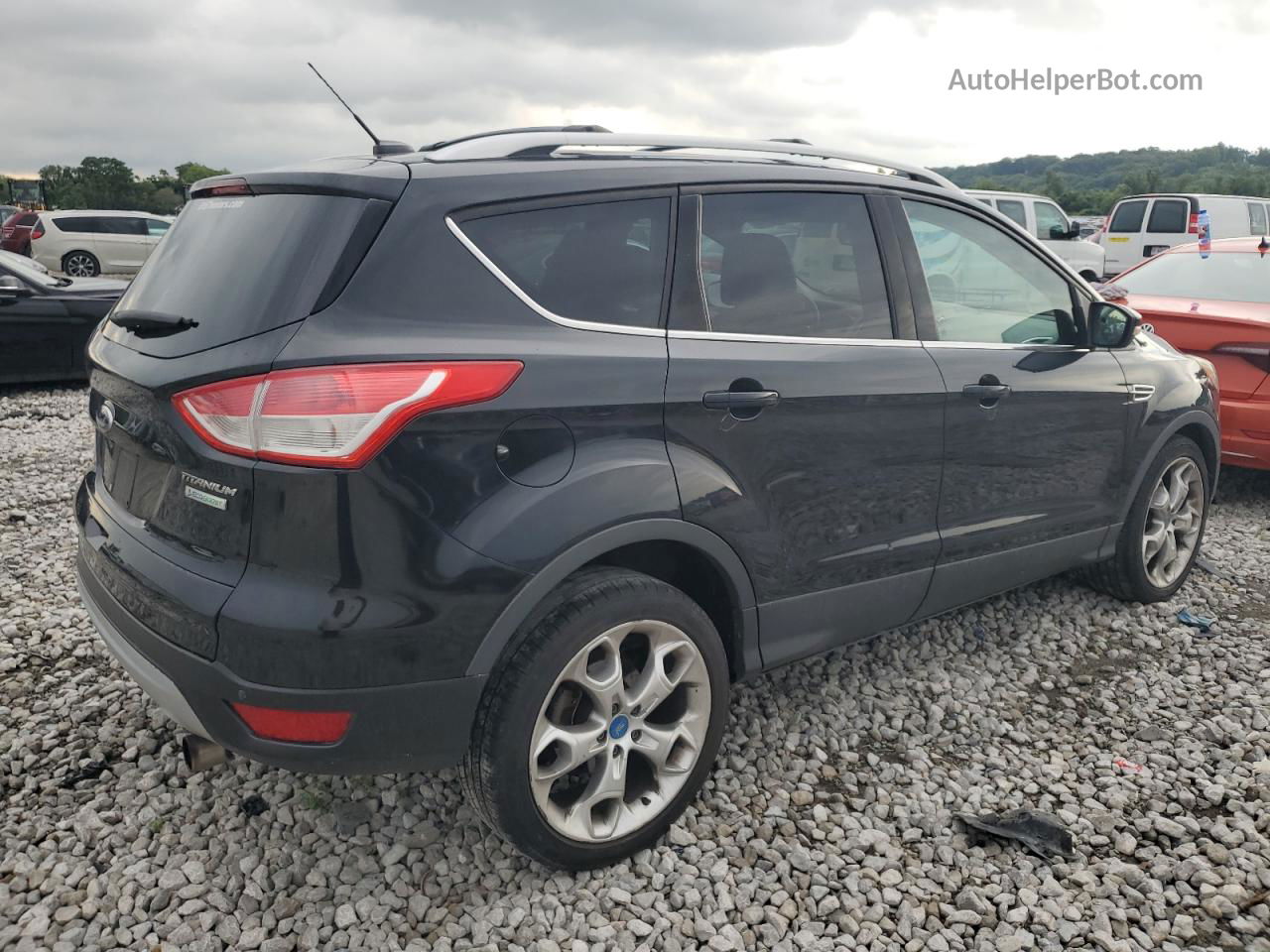 2013 Ford Escape Titanium Black vin: 1FMCU0J90DUB32832