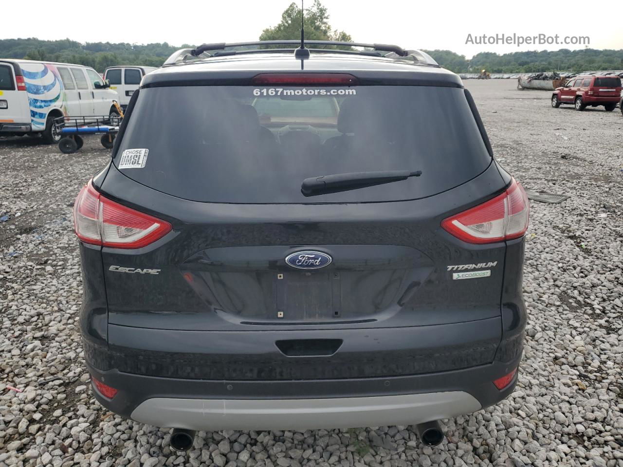 2013 Ford Escape Titanium Black vin: 1FMCU0J90DUB32832