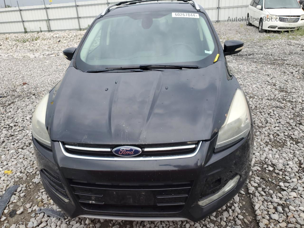 2013 Ford Escape Titanium Black vin: 1FMCU0J90DUB32832