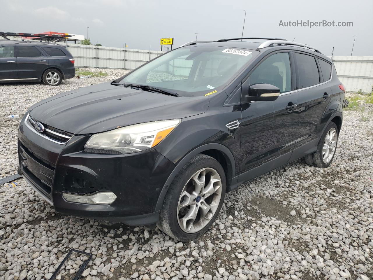 2013 Ford Escape Titanium Black vin: 1FMCU0J90DUB32832