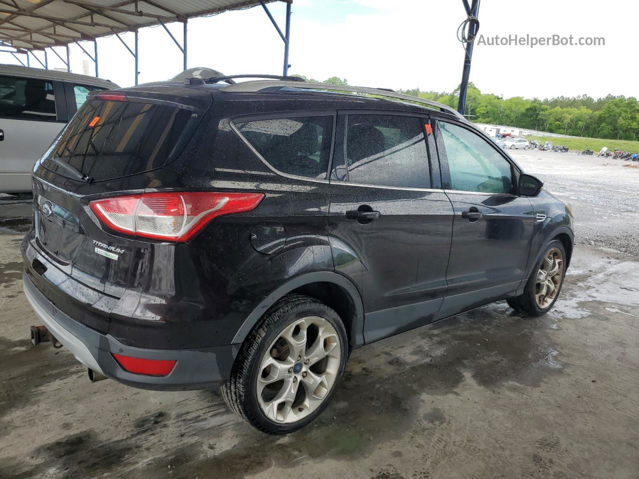 2013 Ford Escape Titanium Black vin: 1FMCU0J90DUB50781