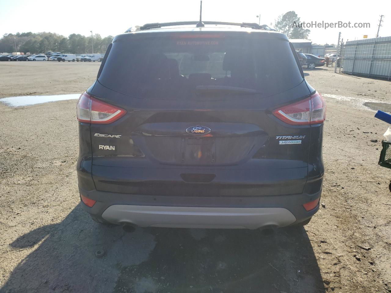 2013 Ford Escape Titanium Black vin: 1FMCU0J90DUD52424