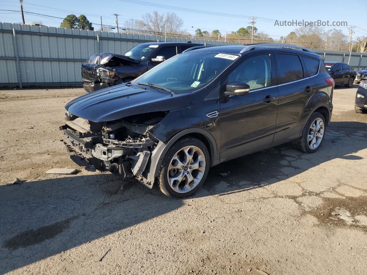 2013 Ford Escape Titanium Black vin: 1FMCU0J90DUD52424