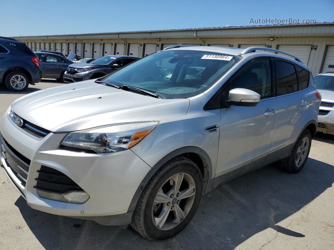 2014 Ford Escape Titanium Silver vin: 1FMCU0J90EUA44350