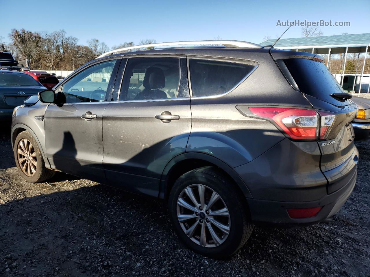 2017 Ford Escape Titanium Gray vin: 1FMCU0J90HUB19407