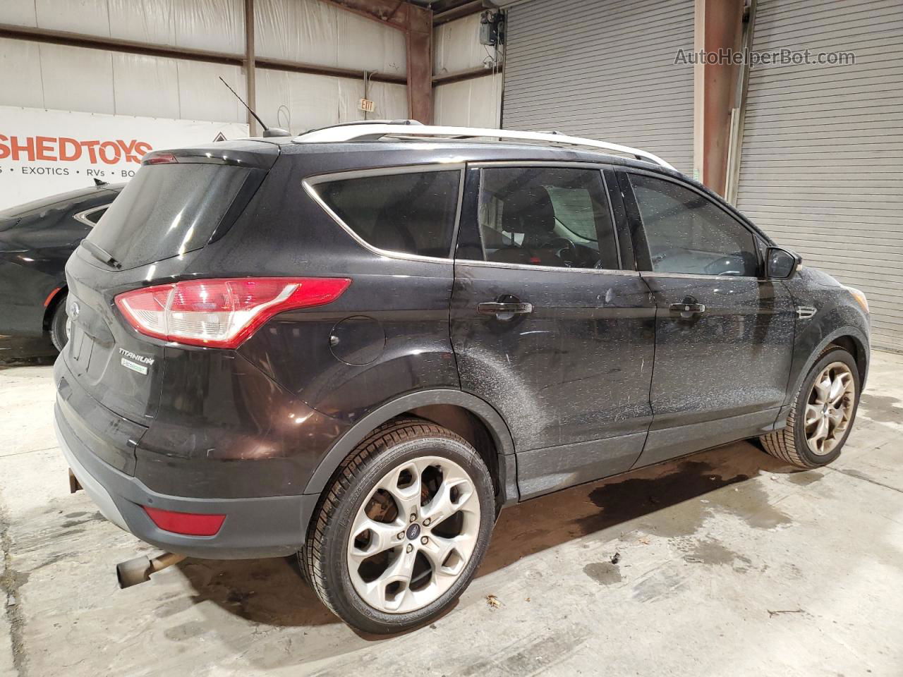 2013 Ford Escape Titanium Черный vin: 1FMCU0J91DUB06627