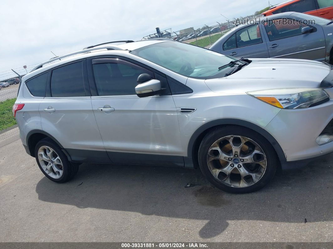 2013 Ford Escape Titanium Silver vin: 1FMCU0J91DUB55875