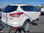 2013 Ford Escape Titanium White vin: 1FMCU0J91DUC55295