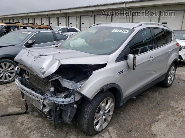 2014 Ford Escape Titanium Silver vin: 1FMCU0J91EUB68787