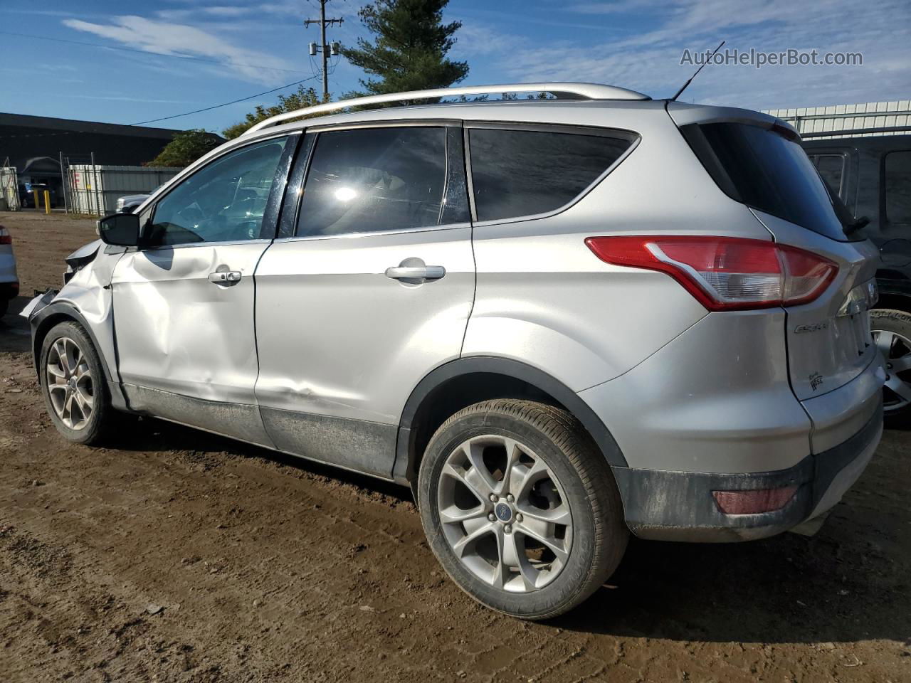 2015 Ford Escape Titanium Серебряный vin: 1FMCU0J91FUA20236