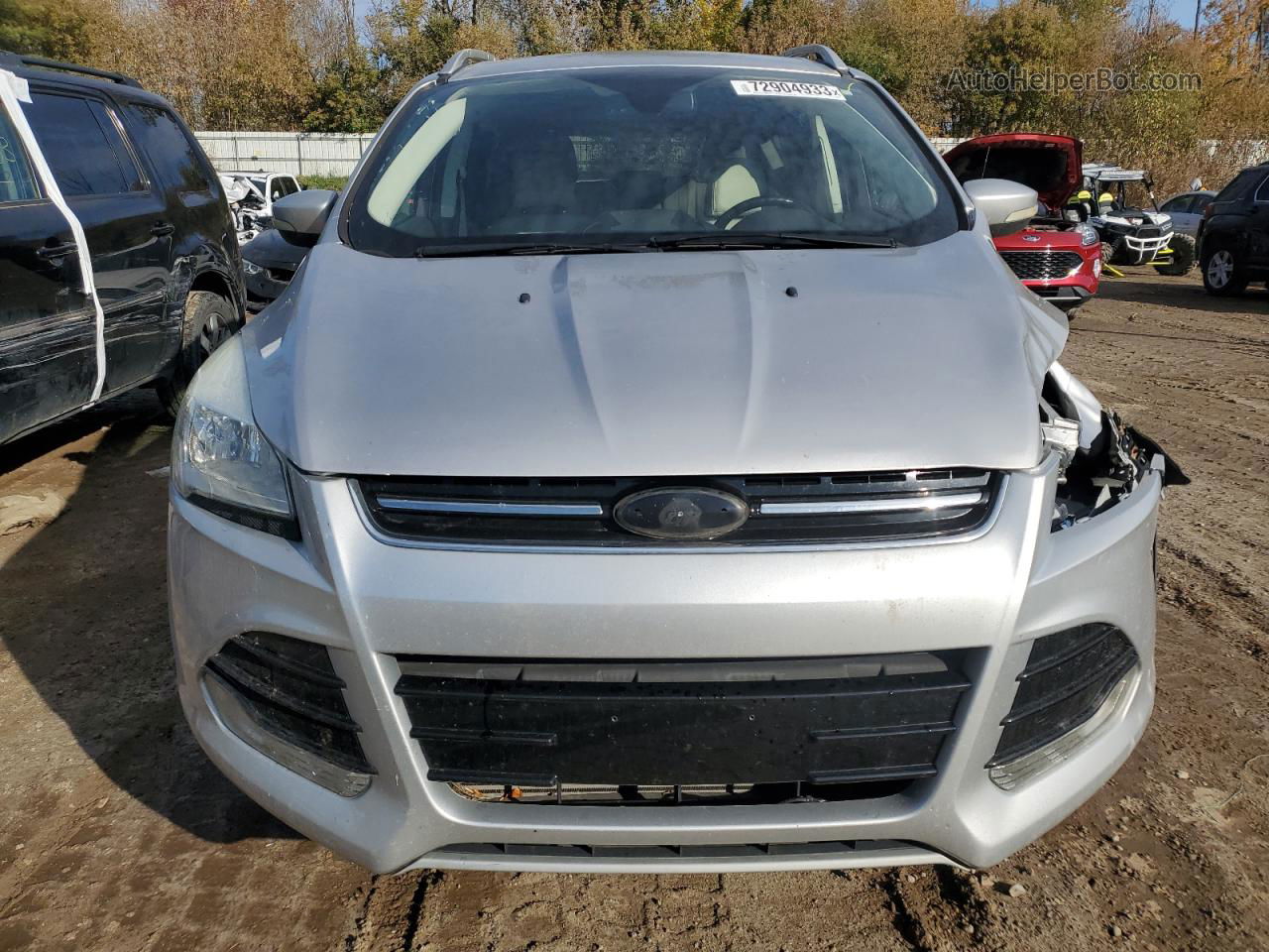 2015 Ford Escape Titanium Silver vin: 1FMCU0J91FUA20236