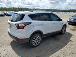 2017 Ford Escape Titanium White vin: 1FMCU0J91HUA27044