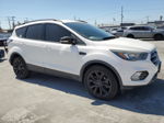 2017 Ford Escape Titanium White vin: 1FMCU0J91HUA82495