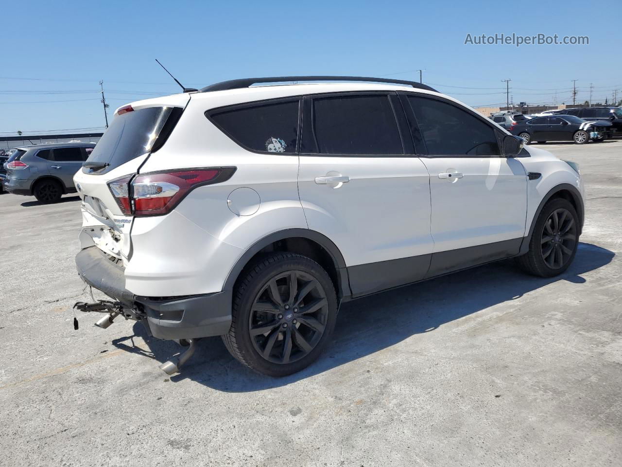 2017 Ford Escape Titanium White vin: 1FMCU0J91HUA82495