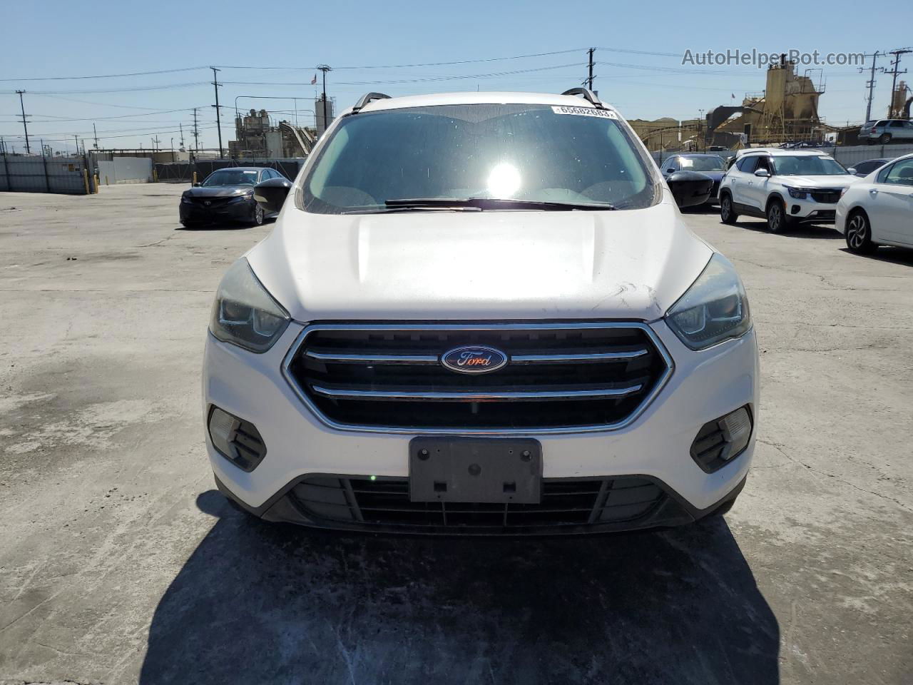 2017 Ford Escape Titanium White vin: 1FMCU0J91HUA82495