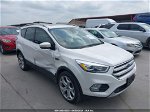 2017 Ford Escape Titanium White vin: 1FMCU0J91HUC14610