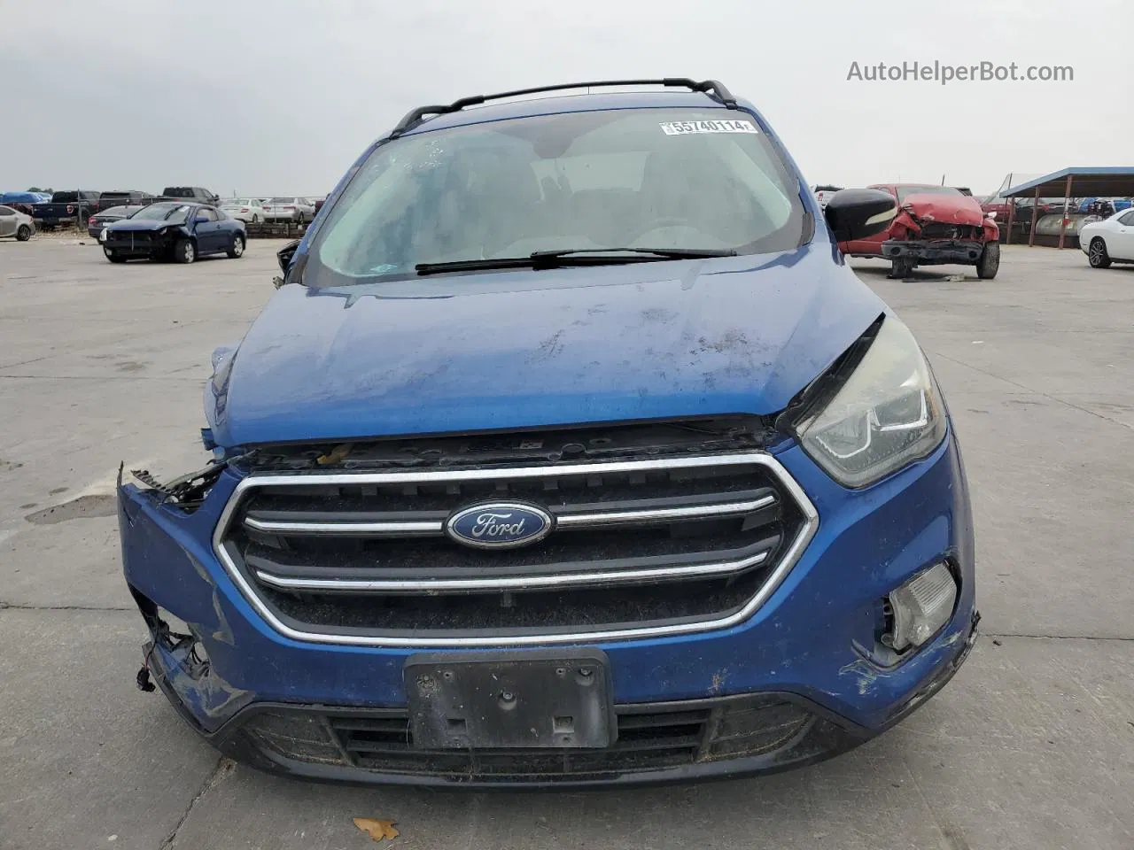 2017 Ford Escape Titanium Blue vin: 1FMCU0J91HUD52907