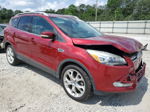 2013 Ford Escape Titanium Red vin: 1FMCU0J92DUB12579