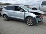 2013 Ford Escape Titanium Silver vin: 1FMCU0J92DUC33323