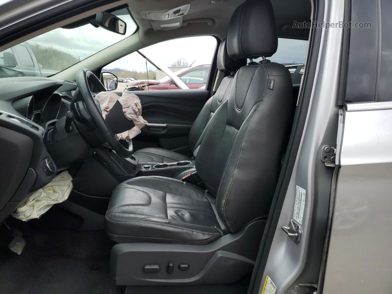 2013 Ford Escape Titanium Silver vin: 1FMCU0J92DUC33323