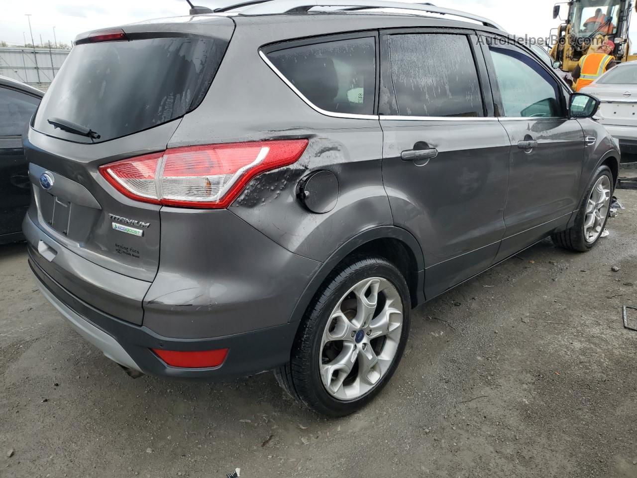 2013 Ford Escape Titanium Gray vin: 1FMCU0J92DUD85876