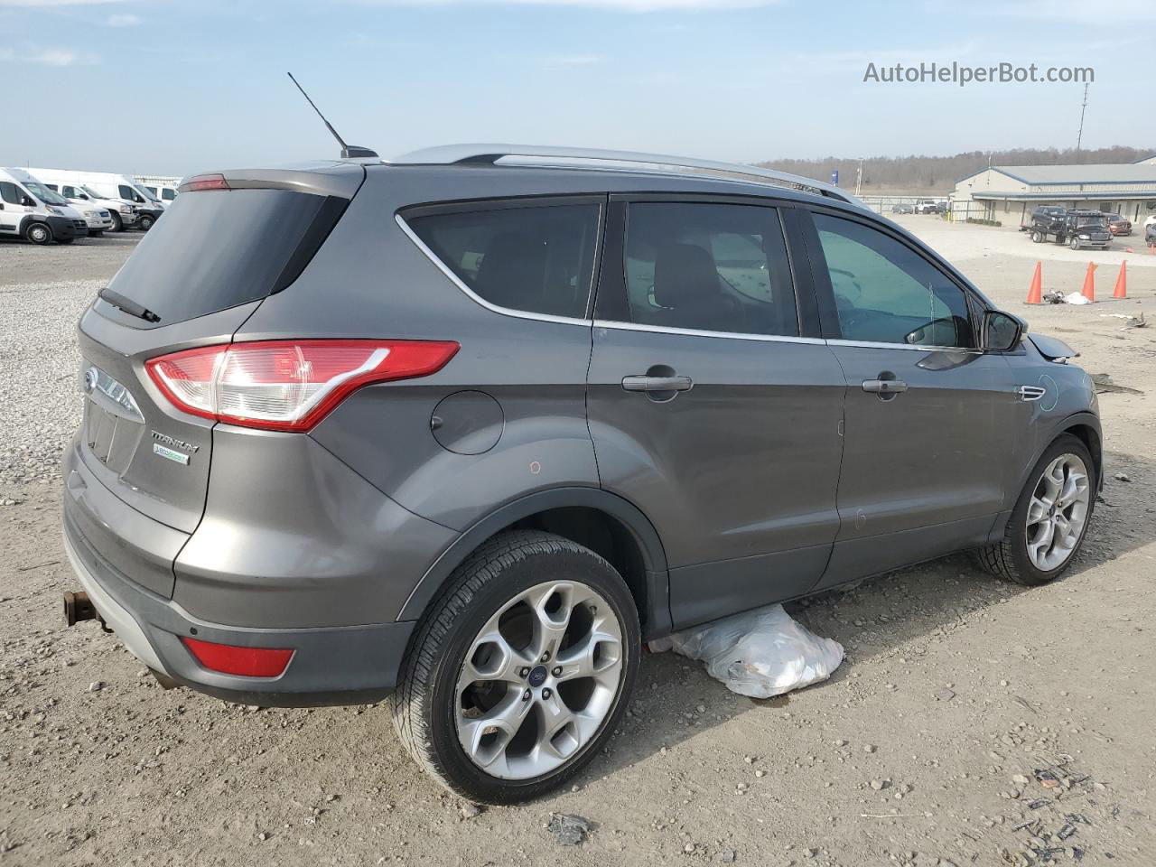 2014 Ford Escape Titanium Gray vin: 1FMCU0J92EUA02889