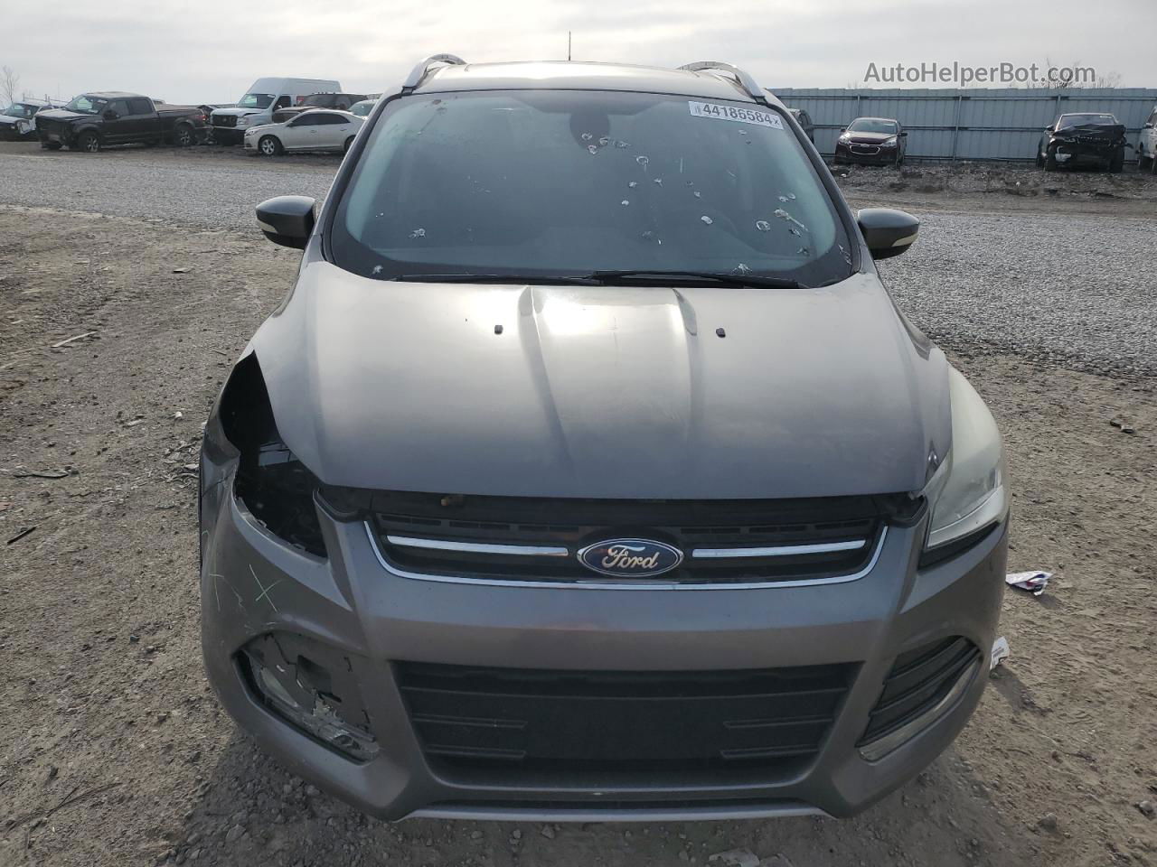 2014 Ford Escape Titanium Gray vin: 1FMCU0J92EUA02889