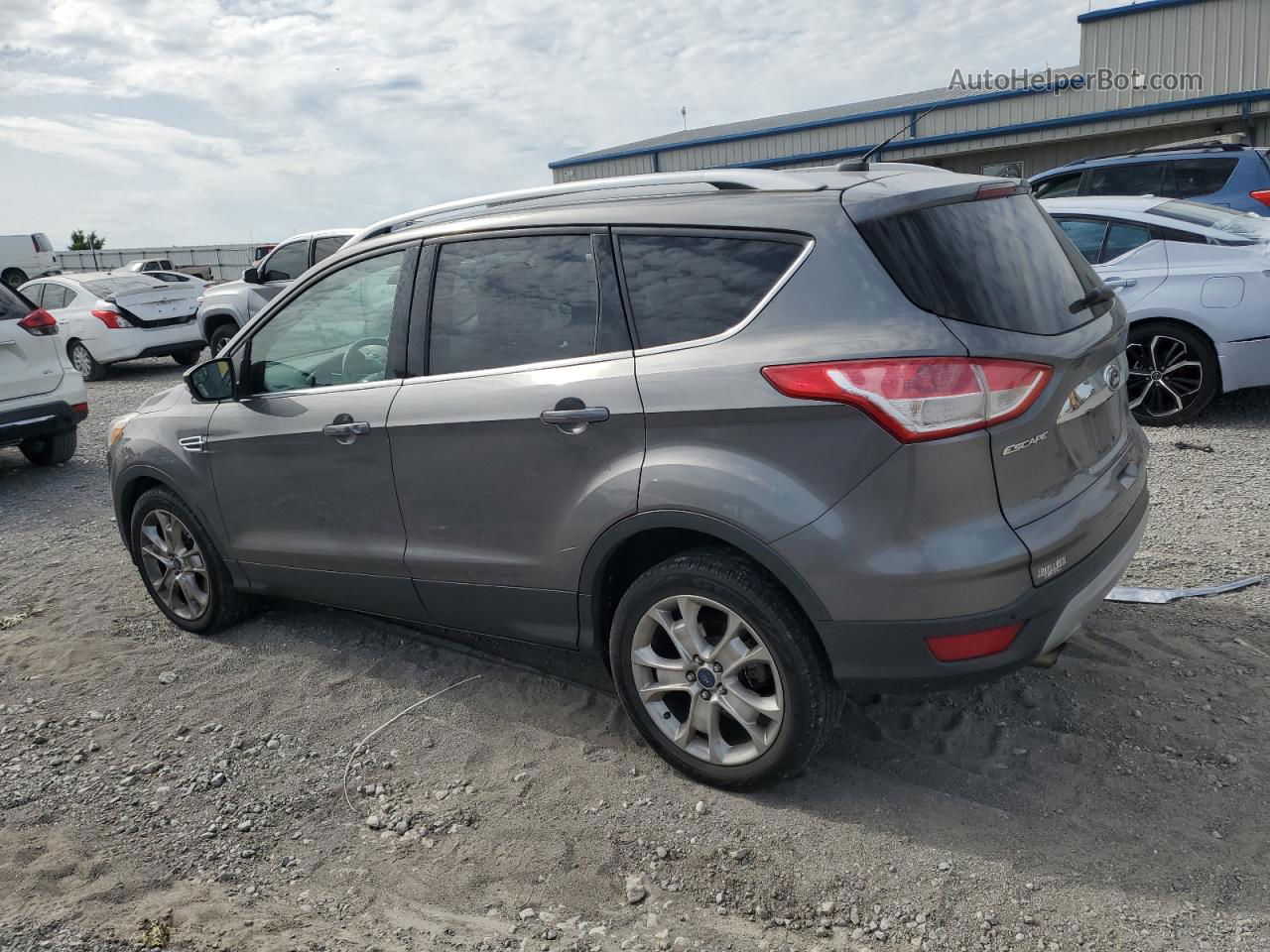 2014 Ford Escape Titanium Gray vin: 1FMCU0J92EUD70263