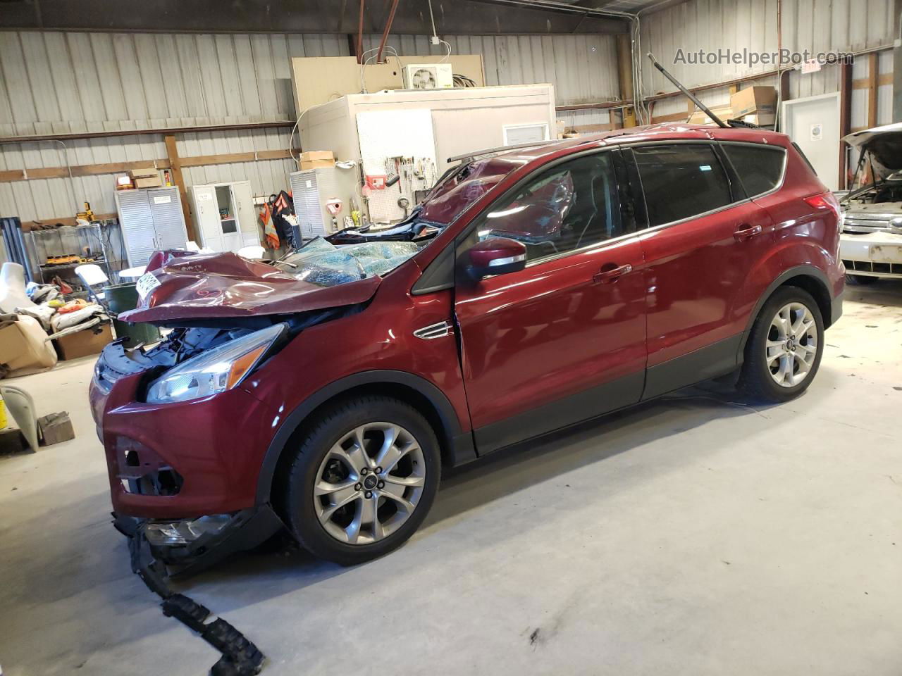 2014 Ford Escape Titanium Maroon vin: 1FMCU0J92EUE12320