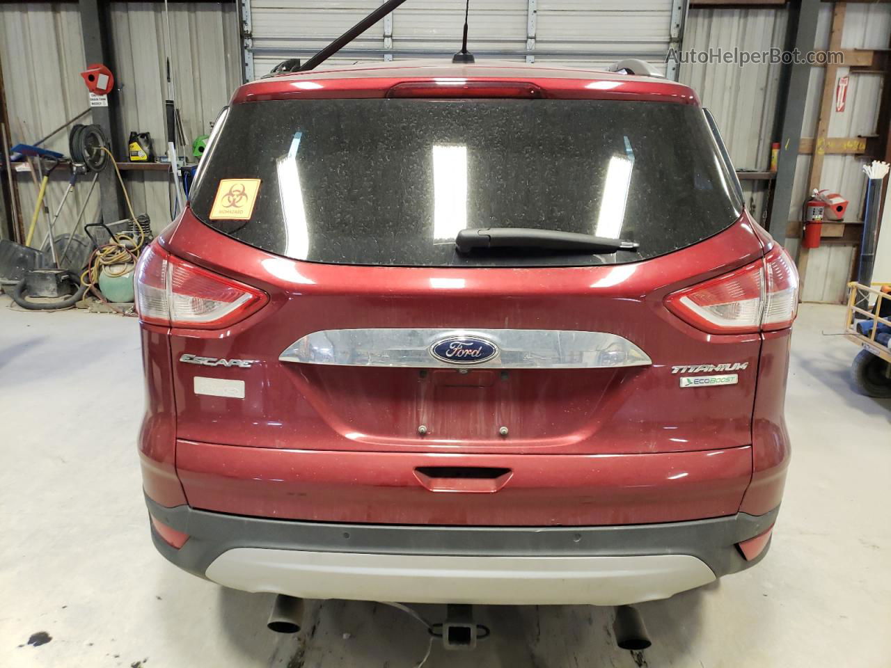 2014 Ford Escape Titanium Maroon vin: 1FMCU0J92EUE12320