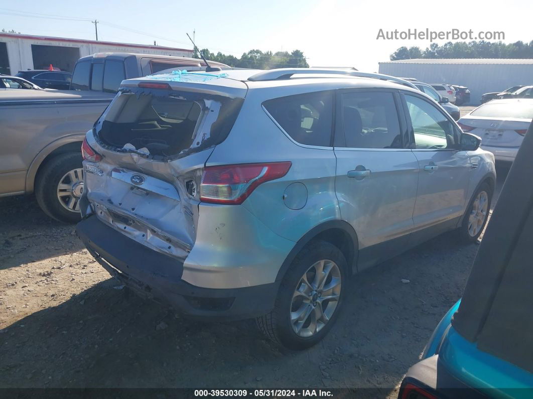 2014 Ford Escape Titanium Silver vin: 1FMCU0J92EUE33216