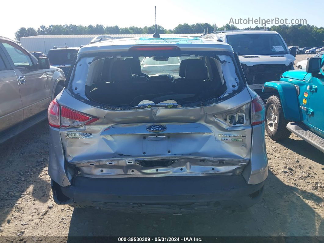 2014 Ford Escape Titanium Silver vin: 1FMCU0J92EUE33216