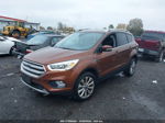 2017 Ford Escape Titanium Brown vin: 1FMCU0J92HUE90116