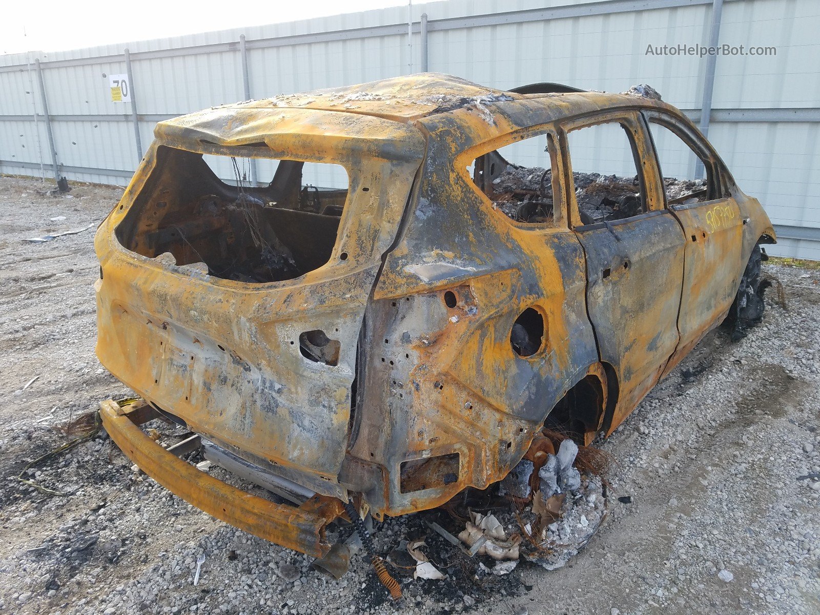 2015 Ford Escape Titanium Пожар vin: 1FMCU0J93FUA38088