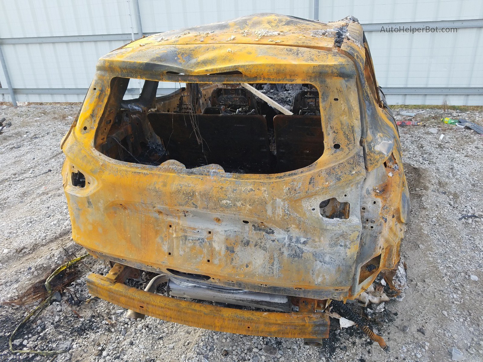 2015 Ford Escape Titanium Пожар vin: 1FMCU0J93FUA38088
