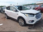 2017 Ford Escape Titanium White vin: 1FMCU0J93HUE94613