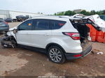 2017 Ford Escape Titanium White vin: 1FMCU0J93HUE94613