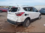 2017 Ford Escape Titanium White vin: 1FMCU0J93HUE94613