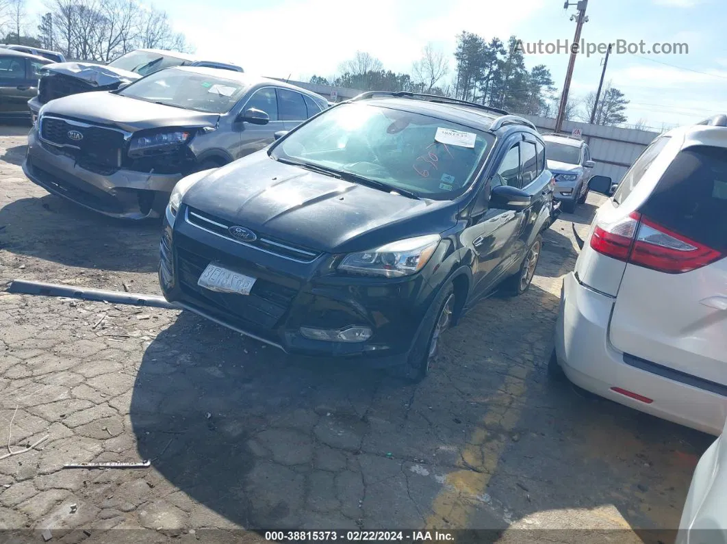 2013 Ford Escape Titanium Black vin: 1FMCU0J94DUA16307