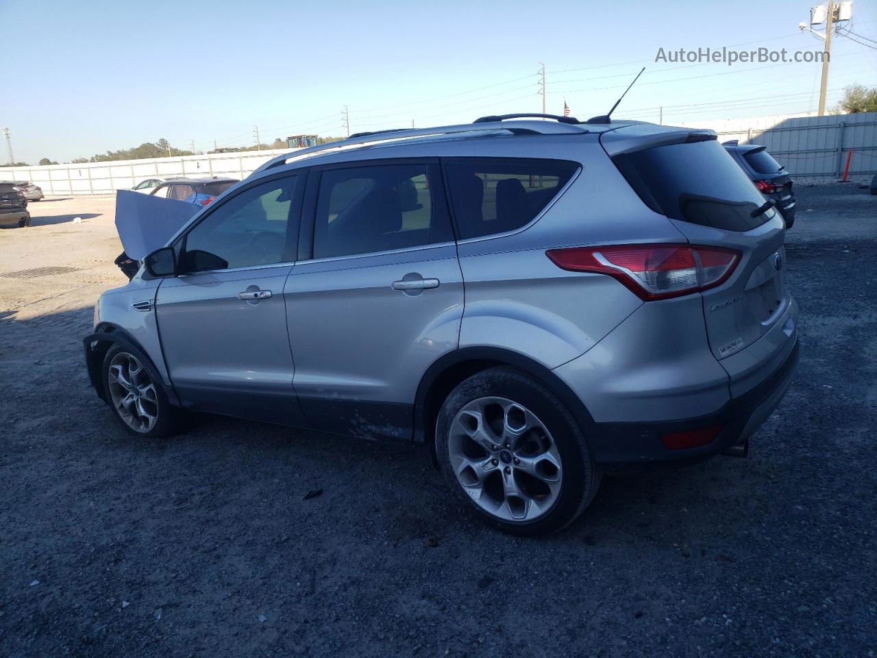 2013 Ford Escape Titanium Silver vin: 1FMCU0J94DUB20960