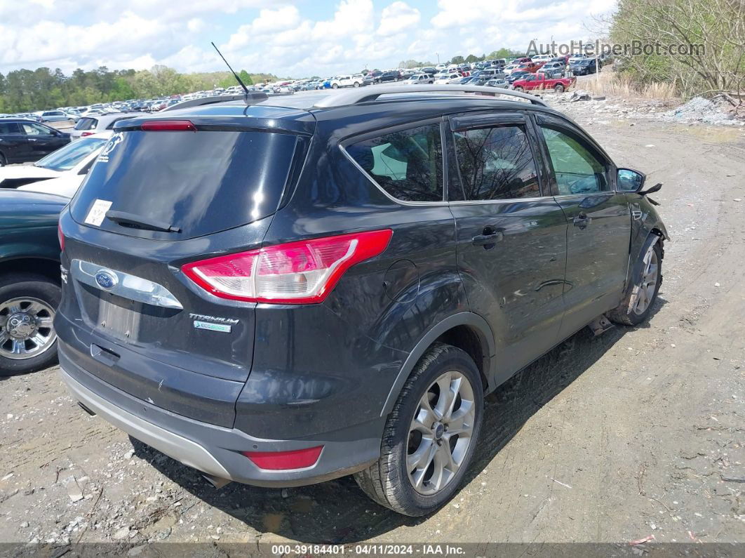 2014 Ford Escape Titanium Black vin: 1FMCU0J94EUA39748