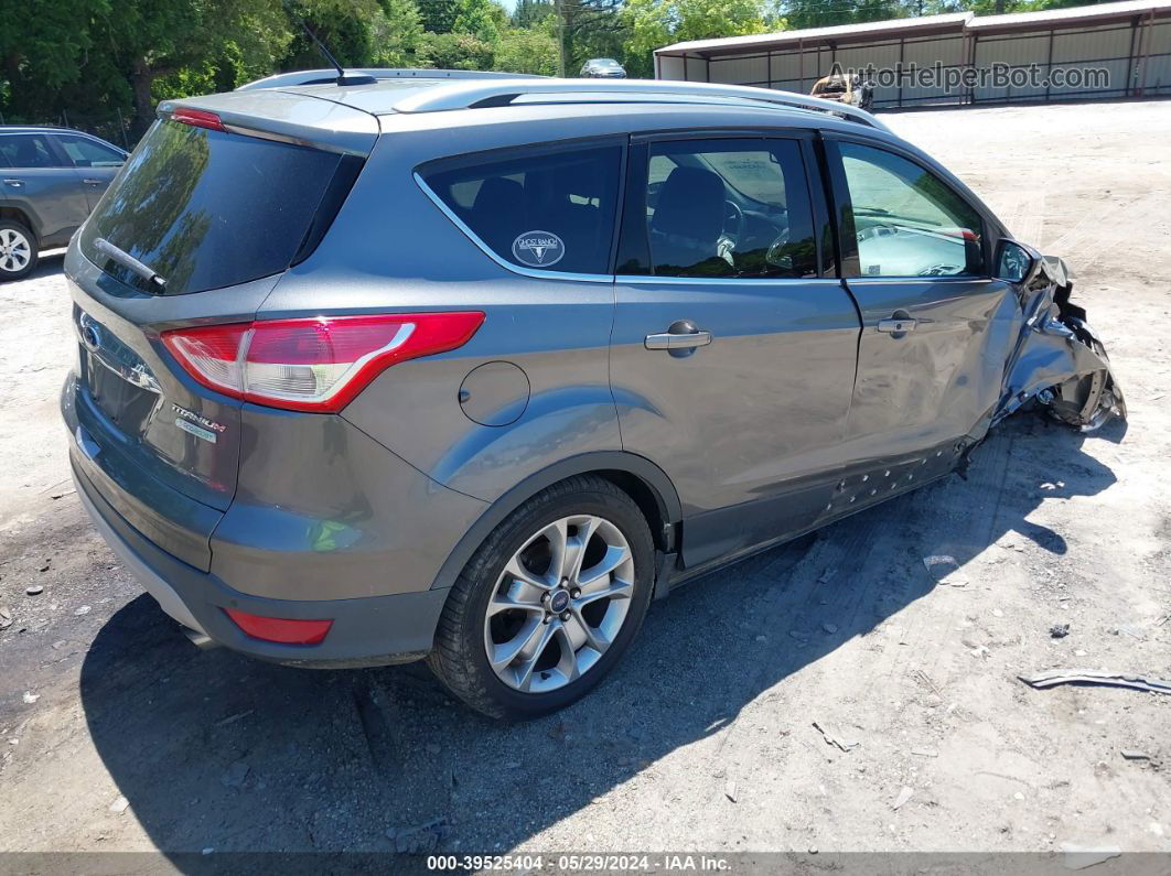 2014 Ford Escape Titanium Серый vin: 1FMCU0J94EUB17557