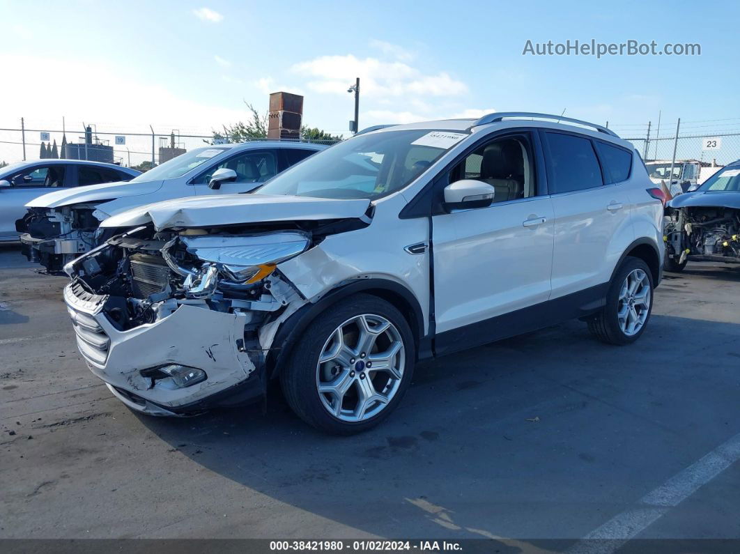 2019 Ford Escape Titanium Белый vin: 1FMCU0J94KUC31764