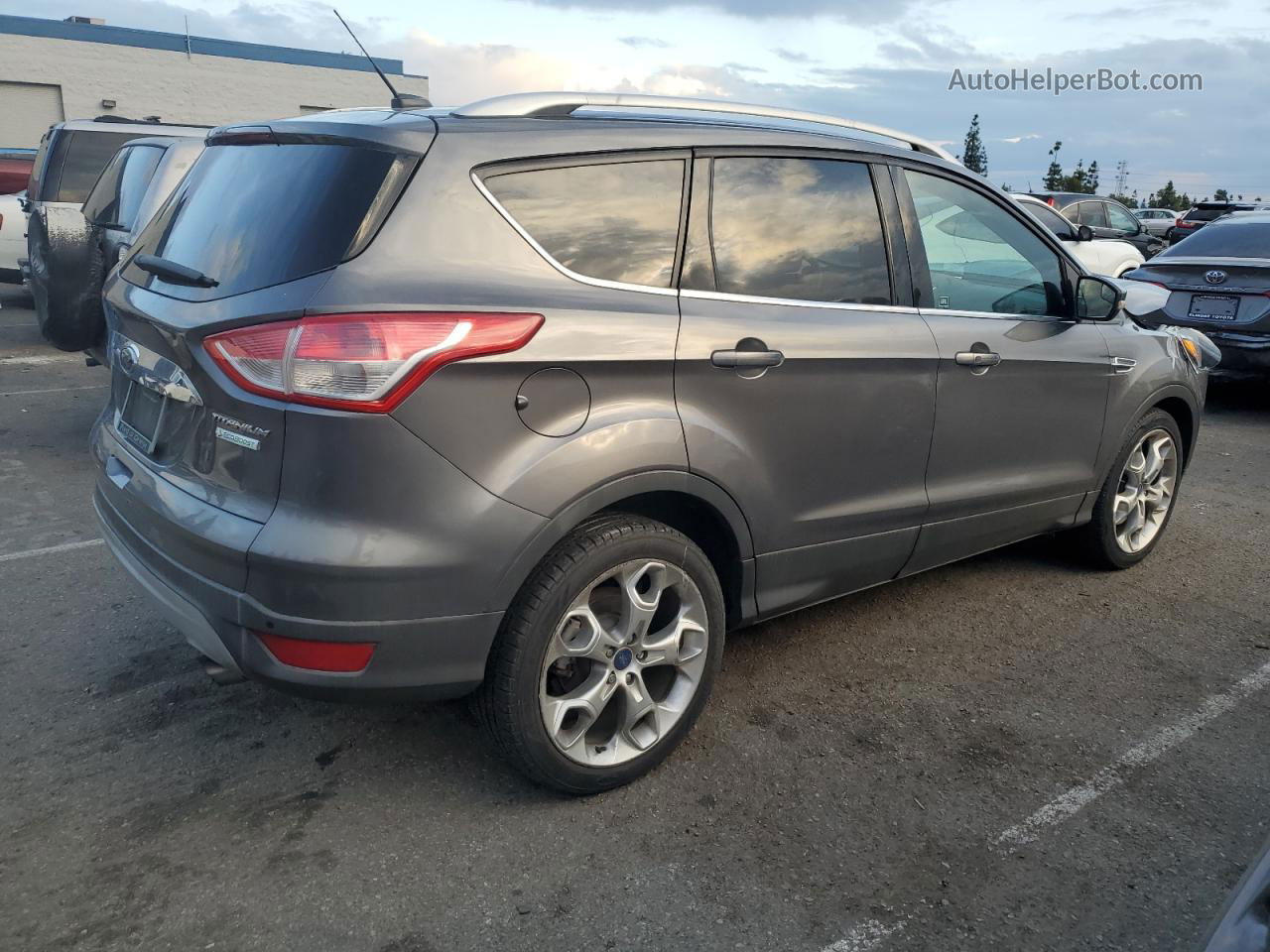 2014 Ford Escape Titanium Gray vin: 1FMCU0J96EUA30100