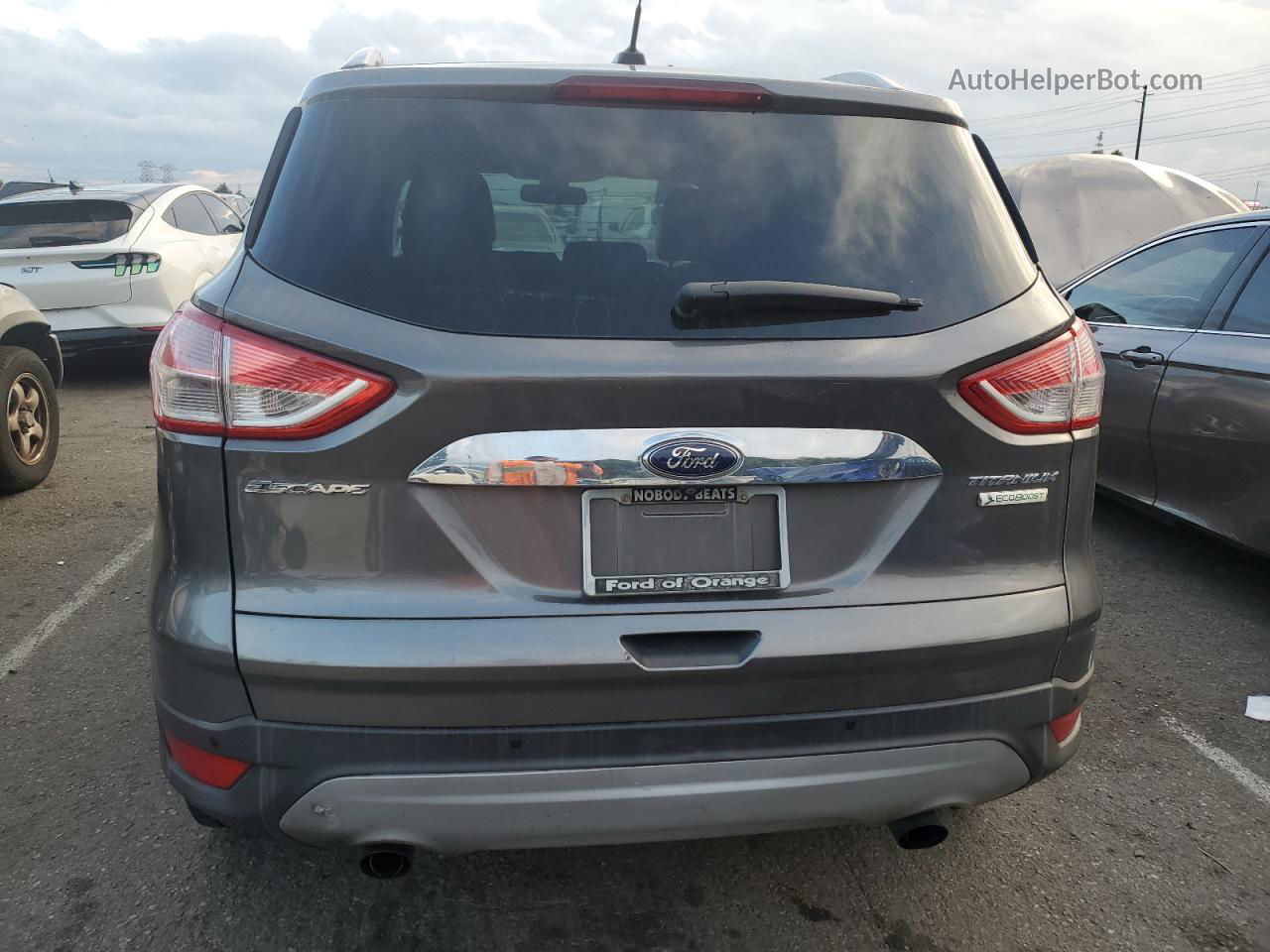 2014 Ford Escape Titanium Gray vin: 1FMCU0J96EUA30100