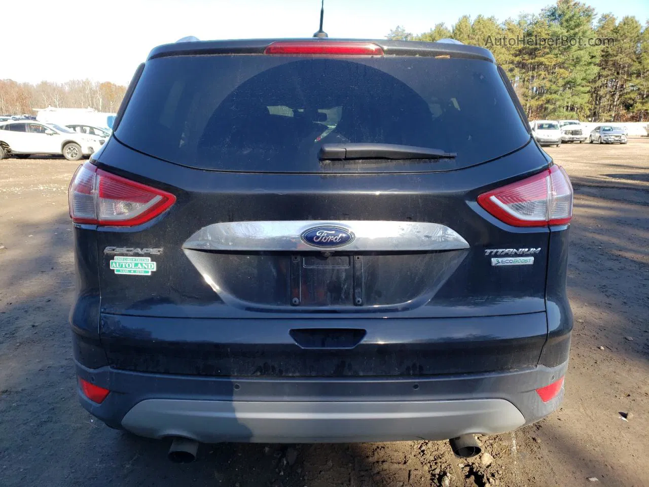 2014 Ford Escape Titanium Black vin: 1FMCU0J96EUB33498