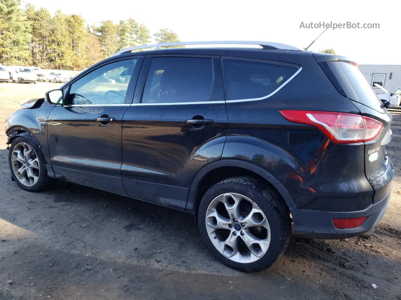 2014 Ford Escape Titanium Black vin: 1FMCU0J96EUB33498