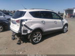 2014 Ford Escape Titanium White vin: 1FMCU0J96EUE47281